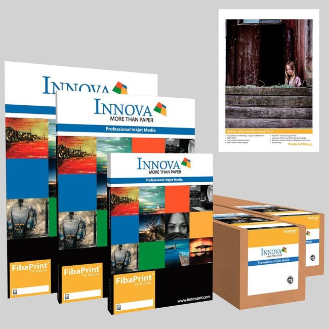 Innova Art FibaPrint® White Semi Matte 300gsm IFA 29