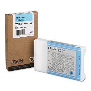Epson T603500 220ml Light Cyan UltraChrome K3™ Ink Cartridge