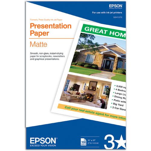 Epson Presentation Paper Matte S041070 11