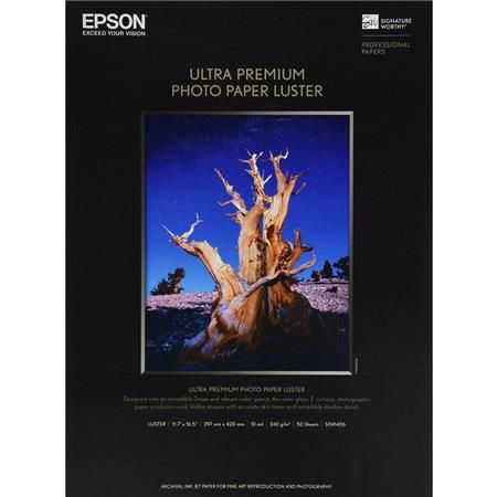 Epson Ultra Premium Photo Paper Luster S041406 11.7