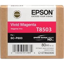 Epson T850300 80ml Vivid Magenta UltraChrome® HD Ink Cartridge  