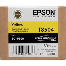 Epson T850400 80ml Yellow UltraChrome® HD Ink Cartridge  