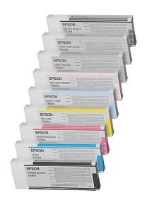 Epson T606 Series 220ml UltraChrome K3™ Ink Cartridges